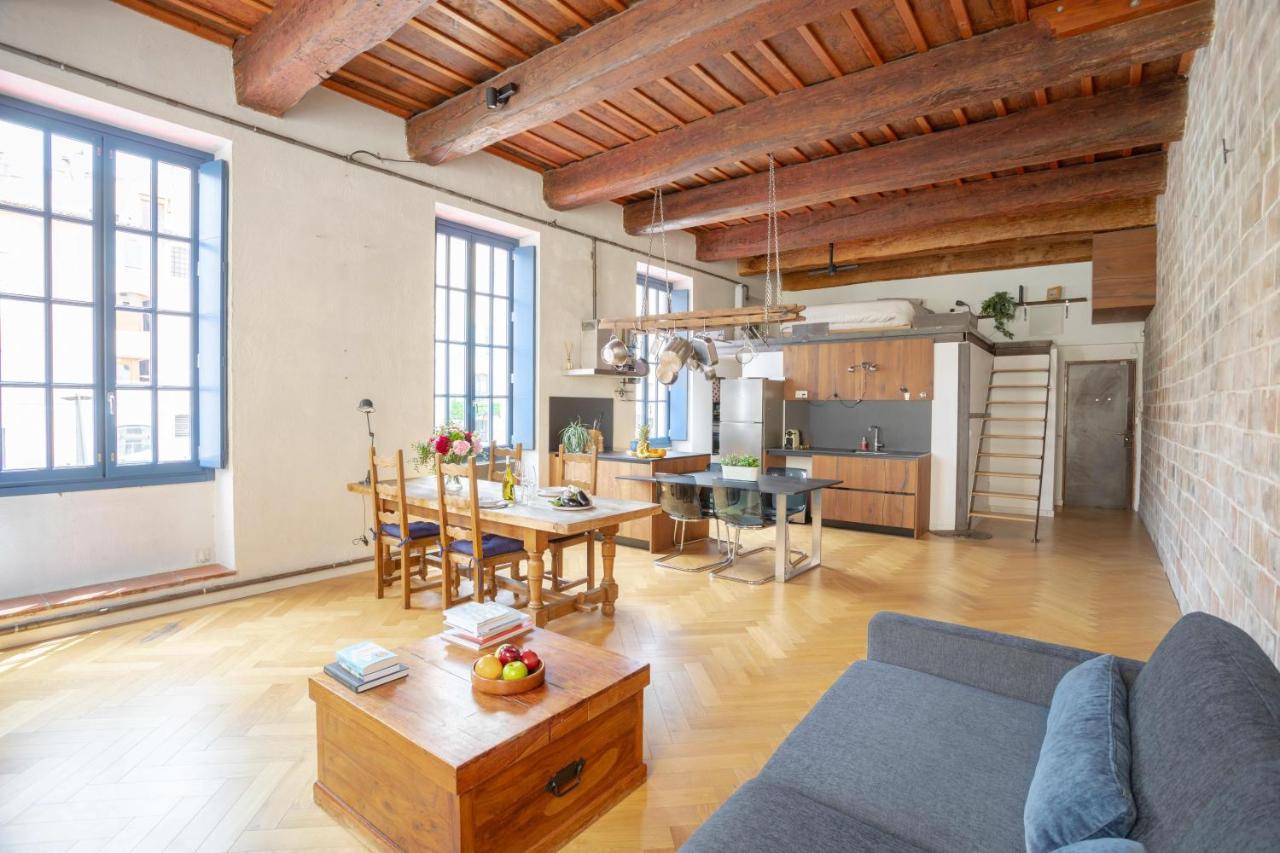 Sunny Stylish Spacious Loft In Old-Port Marseille Eksteriør bilde